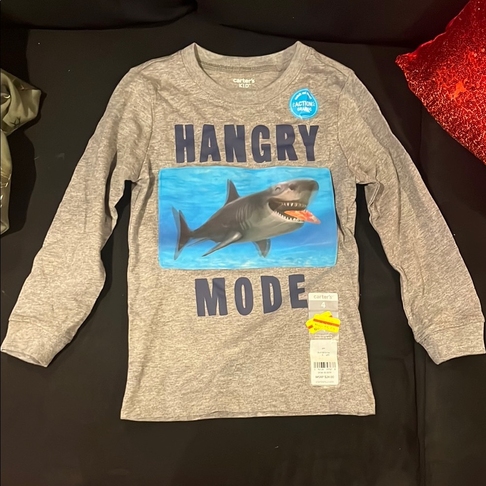 Grey graphic tee